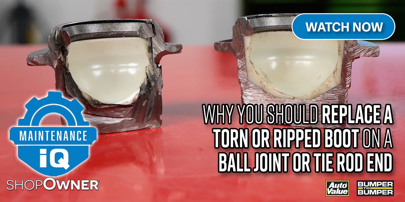 Ball Joint Boot Replacement: Why a Torn Boot Means Replace