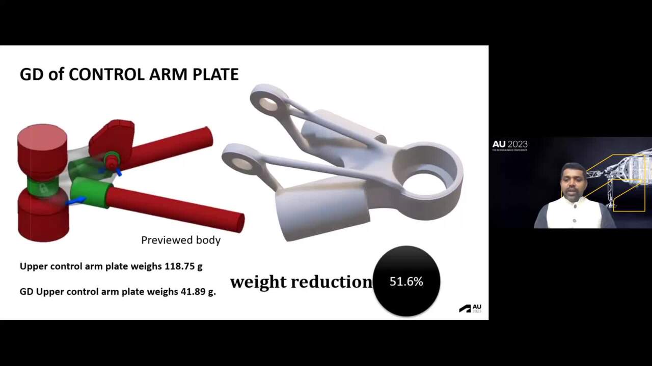 Generative Engineering of Automotive Suspension Components: From CAD to Cost